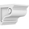 Ekena Millwork Standard Scroll Architectural Grade PVC Corbel, 5"W x 6"D x 6"H CORP05X06X06SCR - alternate 1